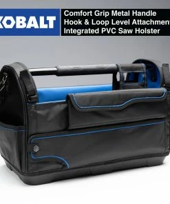 Kobalt Tool Bags Plumbing Tool Bag with Caddy Black, Blue Polyester 12.99-in 9 Kobalt Tool Bags Plumbing Tool Bag with Caddy Black, Blue Polyester 12.99-in -Kobalt Sales Store 42393520 scaled