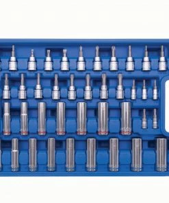 Kobalt Mechanics Tool Sets 250-Piece Standard (SAE) and Metric Combination Polished Chrome Mechanics Tool Set (1/4-in; 3/8-in) -Kobalt Sales Store 42394139 scaled