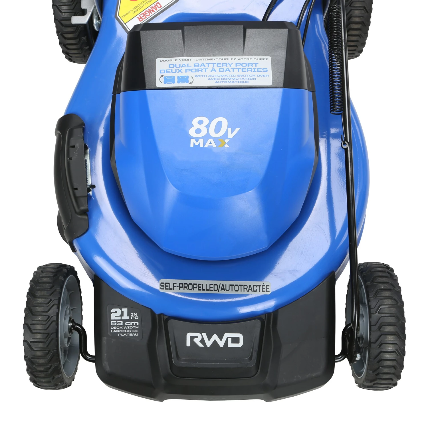 Kobalt Cordless Electric Push Lawn Mowers 80-Volt Max Brushless 21-in Self-propelled Cordless Electric Lawn Mower 6 Ah (Battery and Charger Included) 5 Kobalt Cordless Electric Push Lawn Mowers 80-Volt Max Brushless 21-in Self-propelled Cordless Electric Lawn Mower 6 Ah (Battery and Charger Included) - Image 5