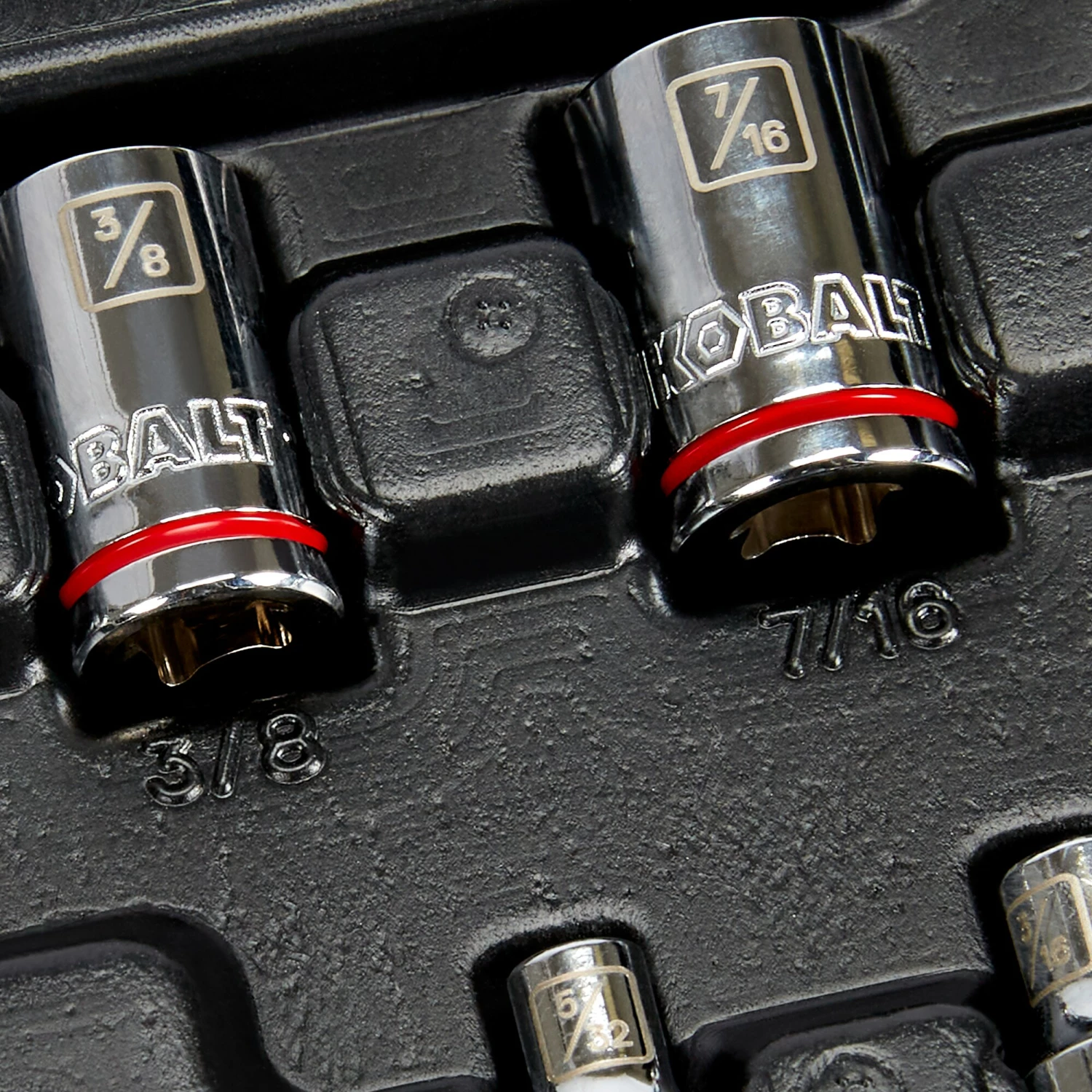 Kobalt Mechanics Tool Sets 20-Piece Standard (SAE) and Metric Combination Polished Chrome Mechanics Tool Set (1/4-in) 2 Kobalt Mechanics Tool Sets 20-Piece Standard (SAE) and Metric Combination Polished Chrome Mechanics Tool Set (1/4-in) - Image 2