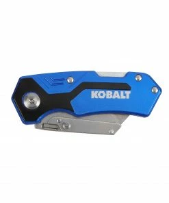 Kobalt Utility Knives Kobalt Compact Lockback Knife 18mm 1-Blade Folding Utility Knife -Kobalt Sales Store 42707565