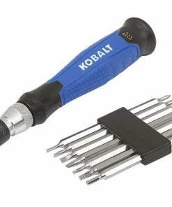 Kobalt Screwdrivers Precision screwdriver set 14-Piece Plastic Handle Set Multi-bit Screwdriver Set