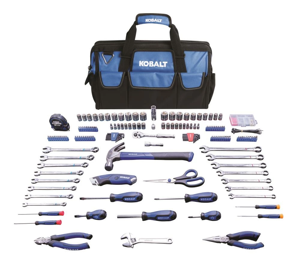 Kobalt Household Tool Sets 267 Piece Home Owner's Tool Set in Bag 1 Kobalt Household Tool Sets 267 Piece Home Owner's Tool Set in Bag