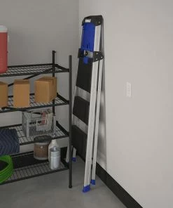 Kobalt Step Stools 3-Step 250-lb Capacity Gray Aluminum Foldable Step Stool 14 Kobalt Step Stools 3-Step 250-lb Capacity Gray Aluminum Foldable Step Stool -Kobalt Sales Store 43410327