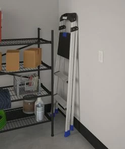 Kobalt Step Stools 3-Step 250-lb Capacity Aluminum Foldable Step Stool -Kobalt Sales Store 43410331