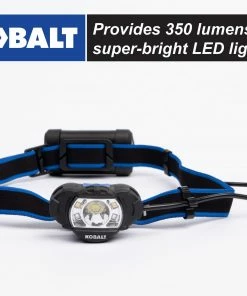 Kobalt Headlamps 350-Lumen LED Headlamp (Battery Included)