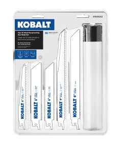 Kobalt Reciprocating Saw Blades 12-Pack Bi-Metal Set Wood/Metal Cutting Reciprocating Saw Blade Set