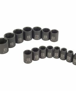 Kobalt Impact Sockets & Impact Socket Sets 15-Piece Standard (SAE) 1/2-in Drive 6-Point Impact Socket Set -Kobalt Sales Store 44418170