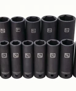 Kobalt Impact Sockets & Impact Socket Sets 13-Piece Standard (SAE) 1/2-in Drive 6-Point Impact Socket Set -Kobalt Sales Store 44418457 scaled