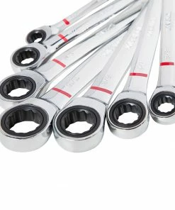 Kobalt Ratchet Wrenches & Sets 8-Piece Set 12-Point Standard (SAE) Flexible Head Ratchet Wrench Set -Kobalt Sales Store 44419163