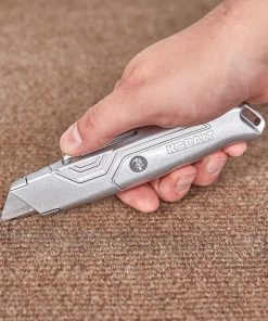 Kobalt Utility Knives Kobalt 2pk retractable utility knife 18mm 6-Blade Retractable Utility Knife with On Tool Blade Storage -Kobalt Sales Store 44458454