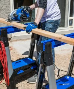 Kobalt Saw Horses 30.63-in W x 33.5-in H Adjustable Pp and Steel Construction Saw Horse (1000-lb Capacity) -Kobalt Sales Store 44626112 scaled