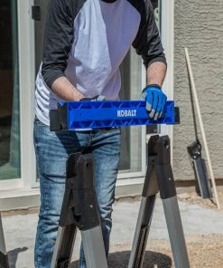 Kobalt Saw Horses 30.63-in W x 33.5-in H Adjustable Pp and Steel Construction Saw Horse (1000-lb Capacity) -Kobalt Sales Store 44628176 scaled