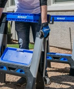 Kobalt Saw Horses 30.63-in W x 33.5-in H Adjustable Pp and Steel Construction Saw Horse (1000-lb Capacity) -Kobalt Sales Store 44628184 scaled