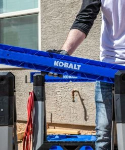 Kobalt Saw Horses 30.63-in W x 33.5-in H Adjustable Pp and Steel Construction Saw Horse (1000-lb Capacity) -Kobalt Sales Store 44628185 scaled