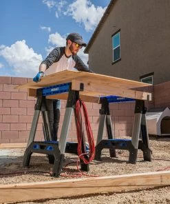 Kobalt Saw Horses 30.63-in W x 33.5-in H Adjustable Pp and Steel Construction Saw Horse (1000-lb Capacity) -Kobalt Sales Store 44628409 scaled