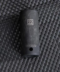 Kobalt Impact Sockets & Impact Socket Sets Metric 1/2-in Drive 22mm 6-Point Impact Socket -Kobalt Sales Store 44893548