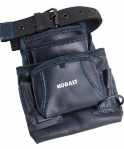 Kobalt Tool Pouches Leather General Construction Tool Pouch -Kobalt Sales Store 45007056