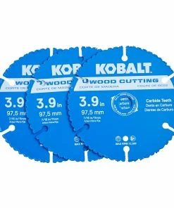 Kobalt Circular Saw Blades 3-Pack 4-in Set High-speed Steel Circular Saw Blade Set -Kobalt Sales Store 45064808