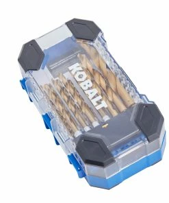 Kobalt Twist Drill Bits 21-Piece Assorted x Set Titanium Coated Hss Twist Drill Bit Set -Kobalt Sales Store 45347518