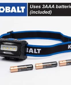 Kobalt Headlamps 450-Lumen LED Headlamp (Battery Included) -Kobalt Sales Store 45362199 scaled