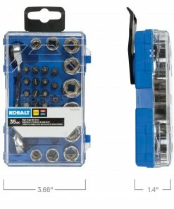 Kobalt Mechanics Tool Sets 35-Piece Standard (SAE) and Metric Combination Polished Chrome Mechanics Tool Set -Kobalt Sales Store 45400161 scaled