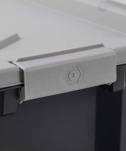 Kobalt Plastic Storage Totes X-large 24-Gallon (96-Quart) Grey Tote Latching Lid -Kobalt Sales Store 46358944 scaled