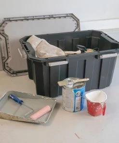 Kobalt Plastic Storage Totes X-large 24-Gallon (96-Quart) Grey Tote Latching Lid -Kobalt Sales Store 46358952 scaled